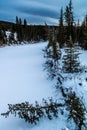 Winter has a hold on the park. Waiprous Creek Provincial Recreation Area Alberta Canada