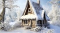 Winter Haven: Wooden House in the Enchanted Forest