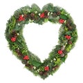 Winter Heart Shaped Wreath