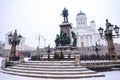 Winter Helsinki in the morning, Finland Royalty Free Stock Photo