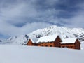 Winter Hemu village in Xinjiang, China