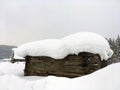 Winter Hemu village in Xinjiang, China