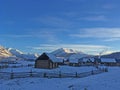 Winter Hemu village in Xinjiang, China