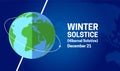 Winter Hibernal Solstice Background Illustration Royalty Free Stock Photo