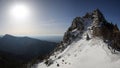 Ostra mountain in winter, Velka Fatra national park, Slovakia Royalty Free Stock Photo