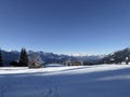 Winter hiking tour to Hoher Frassen mountain, Raggal, Austria