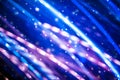 Winter holiday abstract background, glowing snow and magic sparkling shiny glitter