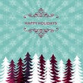 Winter Holiday Background