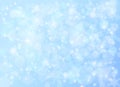 Winter Holiday christmas snow falling abstract background