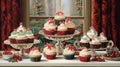 winter holiday cupcakes