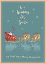 2020 Winter Holiday Happy New Year, Christmas Greeting card tree ball bell santa snowman Gingerbread vector Royalty Free Stock Photo