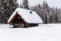 Winter holiday house Royalty Free Stock Photo