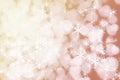 Winter Holiday Snow Background. Christmas Abstract Defocused Backdrop with Snowflakes Royalty Free Stock Photo