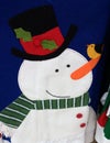 A Winter Holiday Snowman Royalty Free Stock Photo