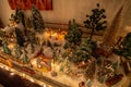 Winter Holiday Train Garden Royalty Free Stock Photo