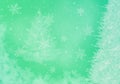 Winter holiday falling snowflakes christmas tree backgroundd Royalty Free Stock Photo