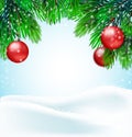 Winter holidays background.