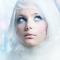 Winter Holidays Makeup Royalty Free Stock Photo