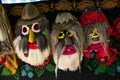 Winter holidays traditional Christmas mask, masque from Romania