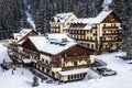 Winter hotel in resort Jasna, Tatras, Slovakia.