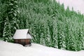 Winter house Royalty Free Stock Photo