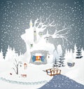 Winter hut,