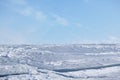 Winter ice landscape. Nanural winter background Royalty Free Stock Photo