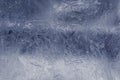 Winter ice pattern on the frozen window. Texture, background for inserting text. New Year theme. Winter. Cold. Royalty Free Stock Photo