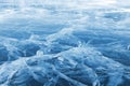 Winter ice pattern. Natural background. Royalty Free Stock Photo