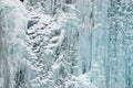 Winter ice waterfall Royalty Free Stock Photo