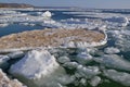 Winter, Icebergs Lake Michigan