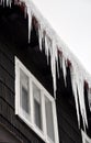 Winter icicles Royalty Free Stock Photo