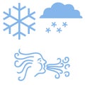 Winter icons