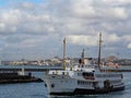 Winter in Istanbul, crossing from Kadikoy to Karakoy offers grea views of Blue Mosque, Hagia Sophia and cute city boats