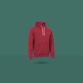 Winter jackets, hoodies, hiking jackets, and snowy winter clothing.worm winter hoodie jacket isolated on background with clipping