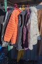 Winter Jackets Vests Royalty Free Stock Photo