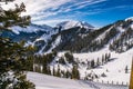 Epic Winter Landscape of Toas Ski Valley Summit views from the Summit of Kachina Peak