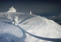 Winter in Karkonosze Mountains Royalty Free Stock Photo