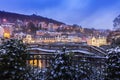 Winter in Karlovy Vary Royalty Free Stock Photo
