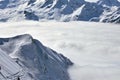 Winter in Kitzsteinhorn ski resort, Austrian Alps