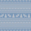 Winter knit texture pattern. Seamless vector illustration for Christmas, New Year, winter design. Royalty Free Stock Photo