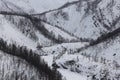 Winter Kolyma roads crash auto