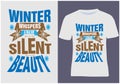 WINTER AND Motivational Clothing StylishTrending T shirt Design