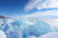 Winter lake Baikal