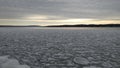 Winter Lake frozen circles