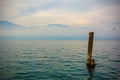 Winter Lake Garda at Castelletto Royalty Free Stock Photo