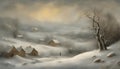 Winter landscape Royalty Free Stock Photo