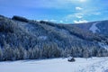 Winter landscape in the Alps, Austria, Seefeld.