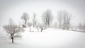 Winter landscape in Alps, Tyrol, Wildschonau, Austria Royalty Free Stock Photo