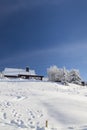 Winter landscape around Horni Mala Upa, Giant Mountains (Krkonose), Northern Bohemia, Czech Republic Royalty Free Stock Photo